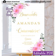 Quinceañera welcome sign template,Quinceañera bienvenidos sign,(133) Quinceañera welcome sign template,Quinceañera bienvenidos sign,(133)